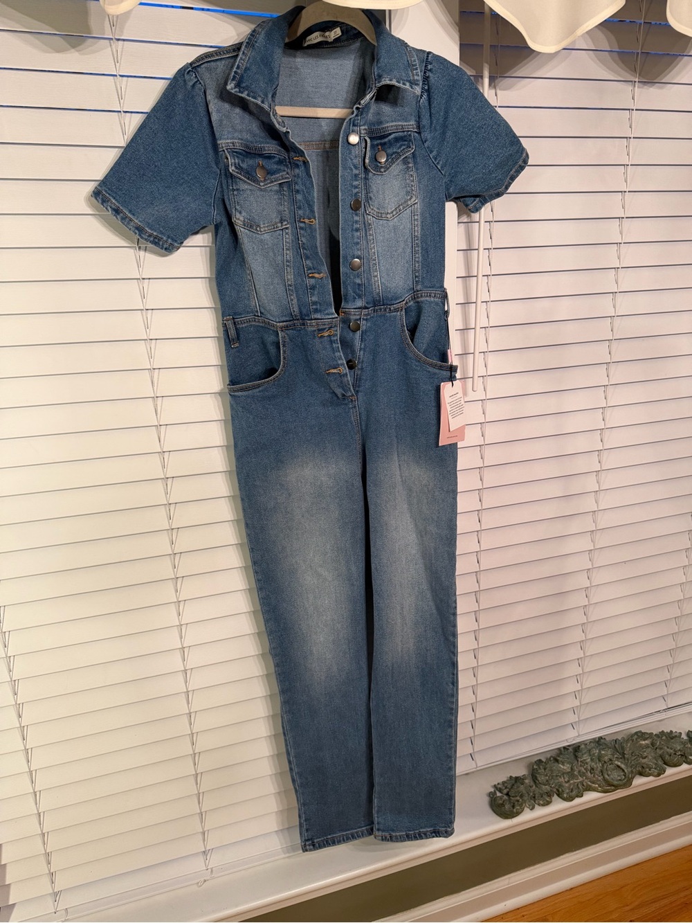 Avec Les Filles Denim Jumpsuit